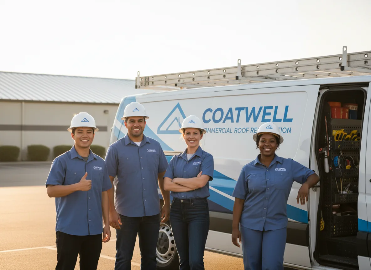 Commercial roof coating company in Beason, IL